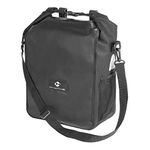 M-Wave Edmonton Pannier Single Bag - Black, approx. 16 litres, 26 x 13 x 47 cm