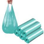 Trash Bags, 5 Rolls/100 Counts Small Garbage Bags for Office, Kitchen,Bedroom Waste Bin,Colorful Portable Strong Rubbish Bags,Wastebasket Bags