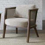 APRODZ Theodore Armchair in Cane Work (Teak Wood, Walnut)