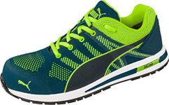 PUMA Safety Unisex PU643170-42 Track and Field Shoe, Verde/Giallo, 6 UK