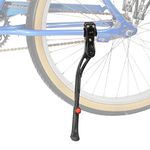 Lumintrail Rear Mount Bike Kickstand - Bicycle Kick Stands for Adult Mountain, Cruiser and Road Bike – Quick Adjust Height Kickstand Fits Most 24, 26, 27.5, 29 Inches Bikes