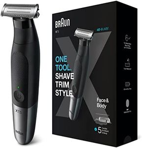 Braun Series XT5, Beard Trimmer, Shaver and Electric Razor, XT5100, Body Grooming Kit, Wet & Dry, Rechargeable, Cordless, Black