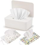 Wipe Dispenser White,Reusable Flush