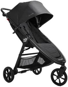 Baby Jogger City Mini GT2 Stroller (Opulent Black) - Prams & Strollers, One-Step Quick-fold, All-Wheel Suspension, Up to 29.5kg, one Handed Compact fold, All-Terrain, Newborn Approved