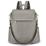 Kattee Women's Anti-Theft Backpack Purse Genuine Leather Shoulder Bag Fashion Ladies Satchel Bags