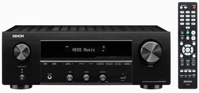 Denon DRA-800H Stereo Receiver and Amplifier, Alexa Compatible, 5 HDMI Inputs, Phono Input, Bluetooth and WiFi, DAB+ Radio, Music Streaming, AirPlay 2, HEOS Multiroom