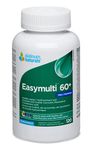 Platinum Naturals - Easymulti 60+ for Men, 120 Capsules - Men's Vitamins Multivitamin for Adults - Multivitamin with CoQ10 -Prostate Health, Immune Support & Heart Health CoQ10-Mens Daily Multivitamin