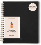 Anecdote Spiral Planner w/2026-2027 Calendar (8.5" x 10") | Start Anytime - 52 Weeks, Undated Planner Pages | To-Do List Organizer, Plan Your Success, Achieve Productivity Goals (Black)