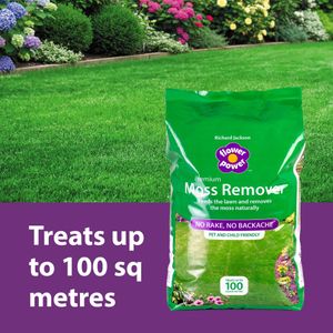Flower Power Moss Remover & Lawn Feeder, Organic High Potash, 5kg