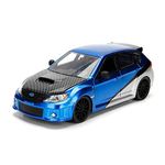 Jada Toys Fast and Furious 7- Brian's 2012 Subaru Impreza WRX STi GH Die-Cast Collectible Toy Vehicle Car, 1:24 Scale, Blue 99514