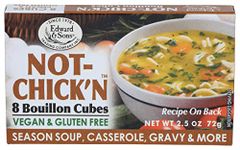 Edward & Sons 21187 Not Chicken Bouillon Cube