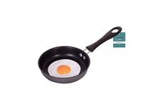 Black Alluminium 12cm Mini Frying Pan Perfect for Frying Eggs