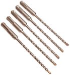 Bosch HC2011B5"S4" - SDS-Plus Shank Bit Carbide Tipped 3/16-Inch by 4-Inch by 6-Inch, 5 Pack,Blue