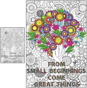 Huge Coloring Posters for Adults and Kids - Large Wall Coloring Poster for Adults at Work Office Motivational - Giant Coloring Poster for Classroom - Extra Large Adult Coloring Poster Big Jumbo Size