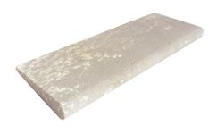 Dan's Whetstone Company Inc. Genuine Arkansas Hard (Fine) Slip Stone Whetstone for Sharpening Carving Tools 4 Inch x 1 5/8 Inch with 1/8 Inch and 5/16 Inch Radius Fas-14-P