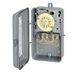 Intermatic T104R 24-Hour Mechanical Time Switch - Precise Control for Most Loads | Manual Override | Versatile Applications