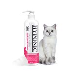 HYPONIC Hypoallergenic Premium Shampoo for All Cats 10.14 oz - Cat Shampoo for Dry Skin, Dandruff, Allergy (Unscented 300ml) (Scented 300ml)