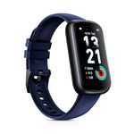 Fitness Tracker Smart Watch, 1.47" Full Touch Health Tracker with 24/7 Heart Rate & Blood Oxygen Monitor, Sleep Tracker, 3ATM Waterproof Step Tracker Activity Tracker for Women Men, Midnight Blue