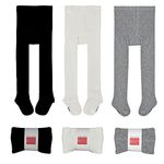 TRAMLE Baby Toddler Girls Tights Knit Cotton Pantyhose (9-18 months) Dance Leggings Pants Infant Girl Stockings Pantyhose