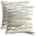 WOMHOPE Fluffy Throw Pillow Covers 