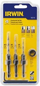 Irwin Tools 1882793 SPEEDBOR Countersink Wood Drill Bit, 4-Piece