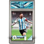 Mintkeeper Topps Now Lionel Messi Argentina – Sticker Football ''The fastest goal of his career'' - Special design protected with Slab