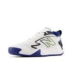 New Balance Men's MC996 Lightweight Tennis Shoe, White/Navy, 7