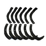 RAParts Twelve (12) Tiller Tines Fits Honda RotoTiller Cultivators FR500 FR500K1 FR700 FR700K1