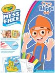 Crayola Color Wonder Blippi, Mess Free Coloring, 18 Coloring Pages & 5 Markers, Toddler Travel Activity, Gift for Kids, 3+