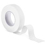 White Athletic Tape Wrist Finger Tape Easy Tear Strapping Tape Finger Tape Strong Adhesion Sports Tape for Knee, Hands, Ankle Athletics Sports Gymnastics, 0.5 Inch x 16.4 Feet