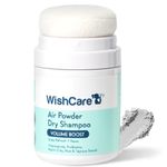 WishCare Air Powder Dry Shampoo for Oily Hair & Scalp - No White Cast & Aerosol - Niacinamide, Probiotics, Kaolin Clay, Rice & Tapioca Starch - Volume Boost, Scalp Refresh & Reset 10gm
