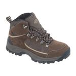 Northwest Territory Ladies Victoria Suede Leather Waterproof Hiking/Walking/Trekking Boots, Brown, 6