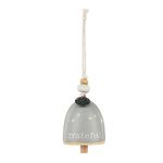 DEMDACO Winnie-The-Pooh Everyday Collection Grateful Slate Grey 2 inch Stoneware Mini Inspired Bell Ornament