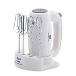 KENT 150W 16050, 5 Speed Control, Copper Motor, Multiple Beaters, Overheating Protection, Food Grade Plastic Body Hand Blender (White)