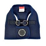 Puppia Dog Harness small dog and medium dog - Soft Vest in many colours - Also usable as Puppy Harness - Anti Pull Dog Lead, Navy, XS