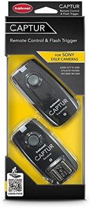 Hahnel HL -CAPTUR S Captur Remote Camera/Flash Trigger, Transmitter/Receiver for Sony, Black