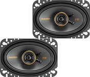 Pair Kicker 47KSC4604 KSC460 4x6 75 Watt 2-Way Car Stereo Speakers KSC46