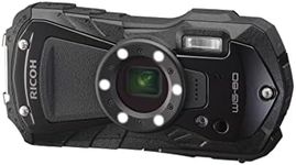 Ricoh WG-80 Black Waterproof Digital Camera Shockproof freezeproof crushproof