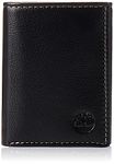 Timberland Men's Blix Slim Trifold Wallet, Black, One Size