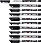 Permanent Marker Pen - STABILO Write-4-all - Fine - Pack of 10 - Black