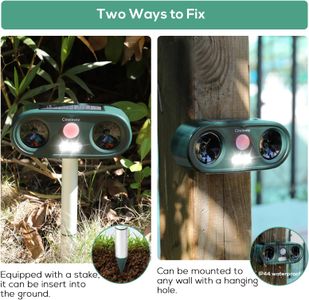 Cowiewie Ultrasonic Cat Repellent 2-Pack – Outdoor Animal Deterrent