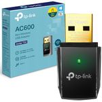 TP-Link Archer T2U V1 AC600 Wireless Dual Band USB Adapter, 2.4GHz 150Mbps/5Ghz 433Mbps, WiFi Dongle, Mini size, Supports Windows (XP/7/8/8.1/10), Mac OS (10.7-10.13)