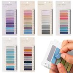 Sticky Tabs, 1200 Pcs Sticky Notes Tabs, Index Tabs, 60 Colors Sticky Notes Writable Annotation Tabs for Book Tabs, File Classification, Book Marker, Page Markers