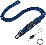 MDSXO Thin Blue Line Paracord Keych