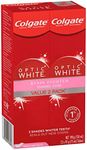 Colgate Optic White Stain Fighter Teeth Whitening Toothpaste Value 2 Pack, 2 x 95g, Enamel Care