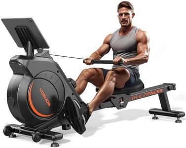 YOSUDA Magnetic Rowing Machine 350 LB Weight Capacity - Rower Machine for Home Use with LCD Monitor, Tablet Holder and Comfortable Seat Cushion-New Version