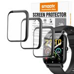 smaate 3D Screen Protector Compatible with P66D 1.85” Nerunsa Ddidbi Dotn and Aptkdoe Smart Watch