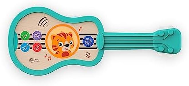 Baby Einstein Sing & Strum Magic Touch Ukulele Wooden Musical Toy, Ages 6 Months+, Multicolored