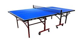 Stag Global Elite 19 Professional Table Tennis (T.T) Table - 2023 Model| Premium Table with Quick Easy Setup| Ideal for Both Home & Club - (1 Table Top Cover,2 TT Rackets,6 Balls,1 Clamp Net)