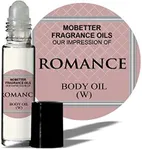 MOBETTER FRAGRANCE OILS' Impression of Romance (W) Women Perfume Body Oil, Floral Fruity fragrance for women, Long Lasting, Travel Size